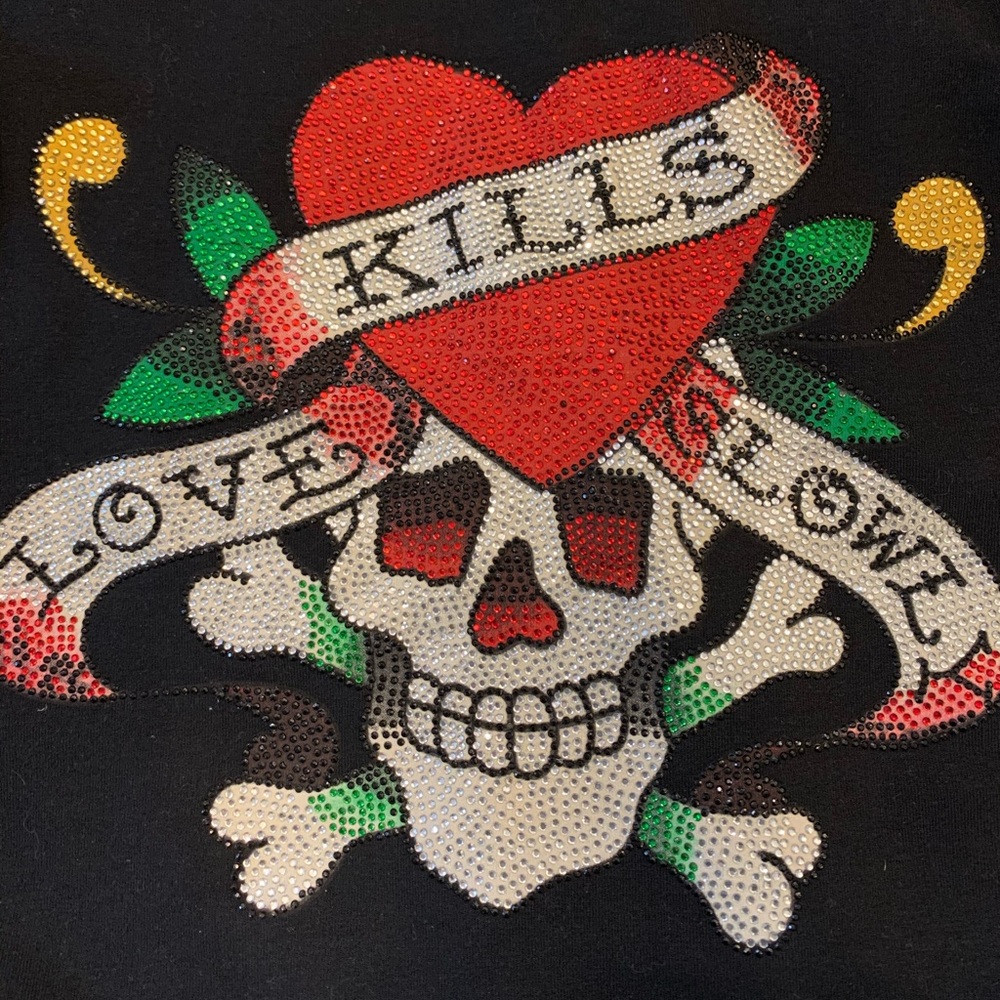 Ed hardy love kills slowly sweater